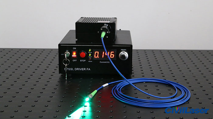 505nm fiber coupled laser